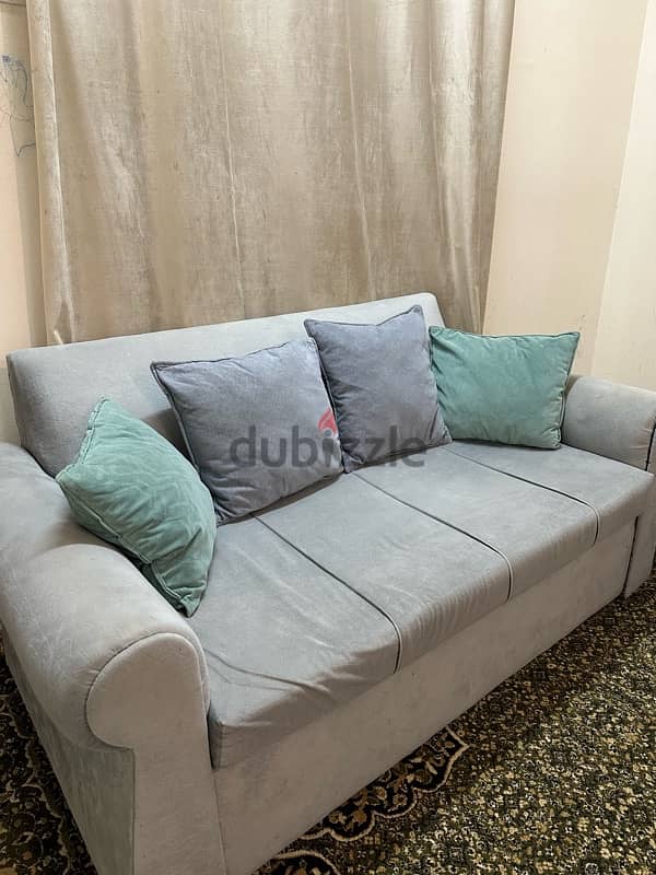 sofa 3 seater with pillows 0