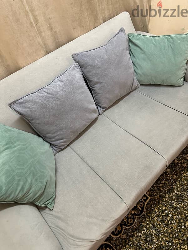 sofa 3 seater with pillows 1