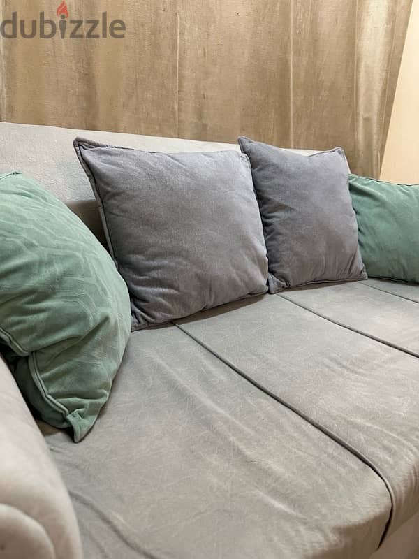 sofa 3 seater with pillows 3