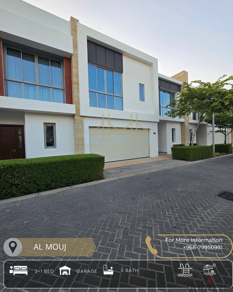 AL MOUJ | BEAUTIFUL FULLY FURNISHED 3+1BR REEHAN GARDENS VILLA 0