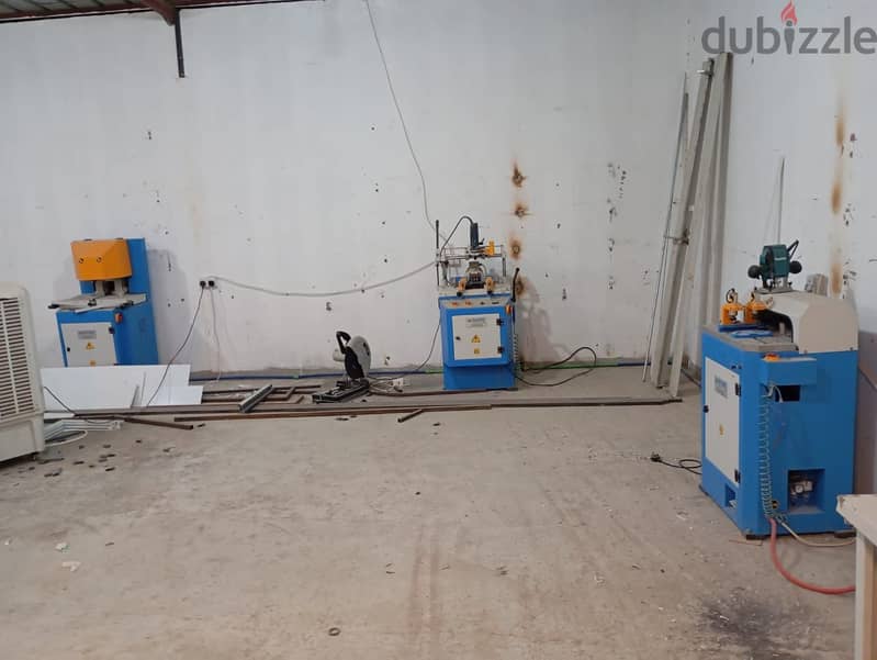 Big upvc aluminum workshop with upvc full set machine for sale 1