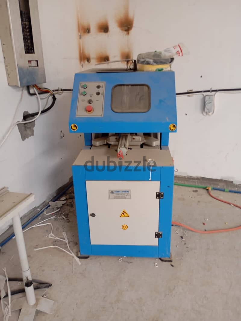 Big upvc aluminum workshop with upvc full set machine for sale 2