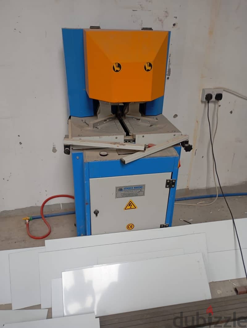 Big upvc aluminum workshop with upvc full set machine for sale 5