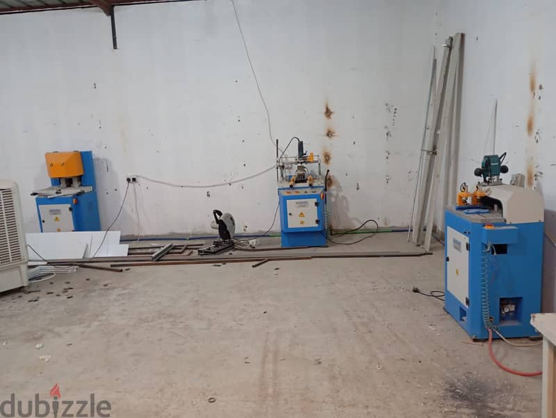 Big upvc aluminum workshop with upvc full set machine for sale 9