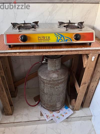 cooker+gascylinder (cylinder is full)