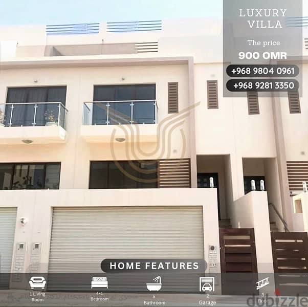 MUSCAT HILLS | BEAUTIFUL 4+1 BR TOWNHOUSE FOR RENT 0