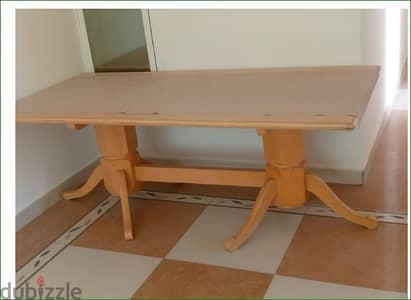 Solid wooden dinning table for sale urgently 20 OR