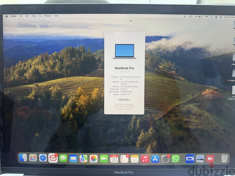 Macbook Pro - 15 inch - Core i9 - 32GB RAM - 500 GB SSD 4