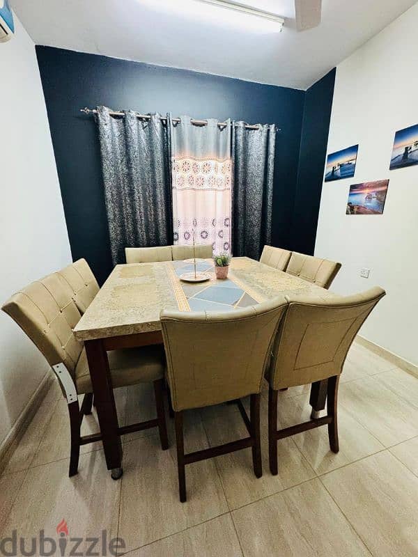 Dining table with 8 chair 1