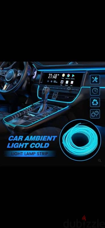 cad dashboard led ligth