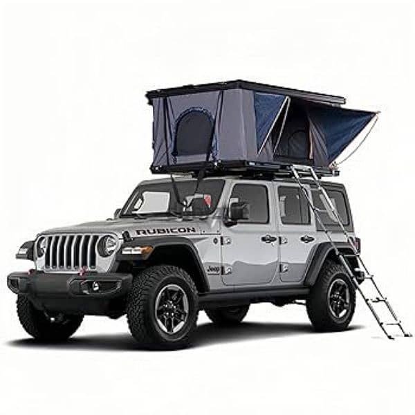 Aluminum Hard Shell Triangle Rooftop Tent 2