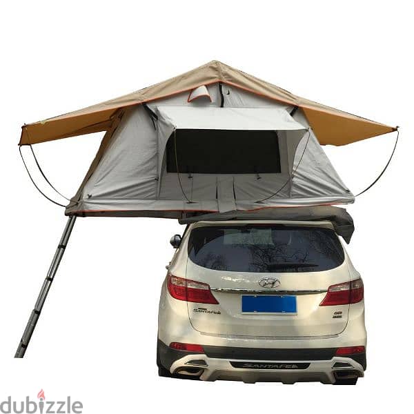 Aluminum Hard Shell Triangle Rooftop Tent 4