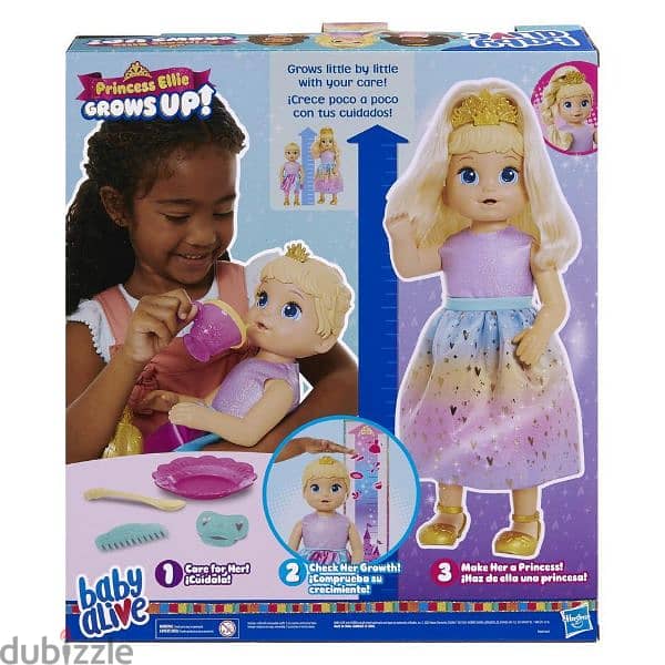 BABY ALIVE PRINCESS ELLIE(BRAND) 9