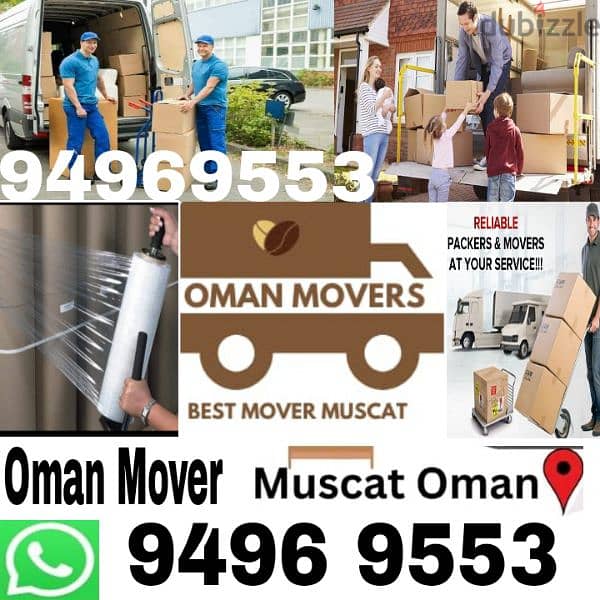 Muscat Mover and Packers House shifting office villa stor furniture fi 0