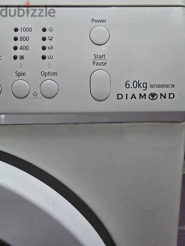 Washing machine white diamond 1