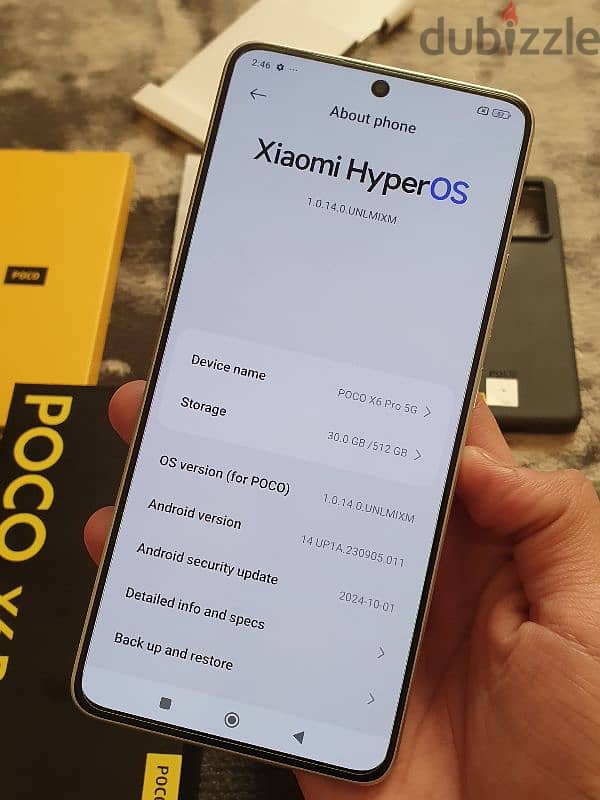 Poco x6 pro 512gb 12gb almost new condition 8