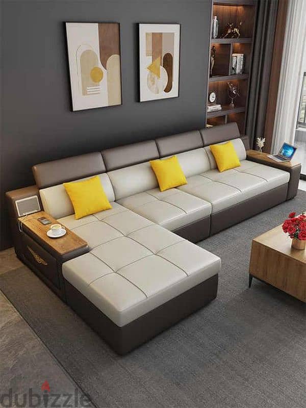 new model sofa l shape with bad 1