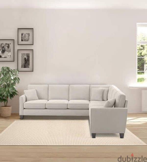 new model sofa l shape with bad 2