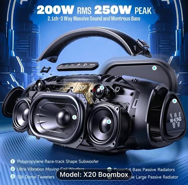 W-King X20 BoomBox 2