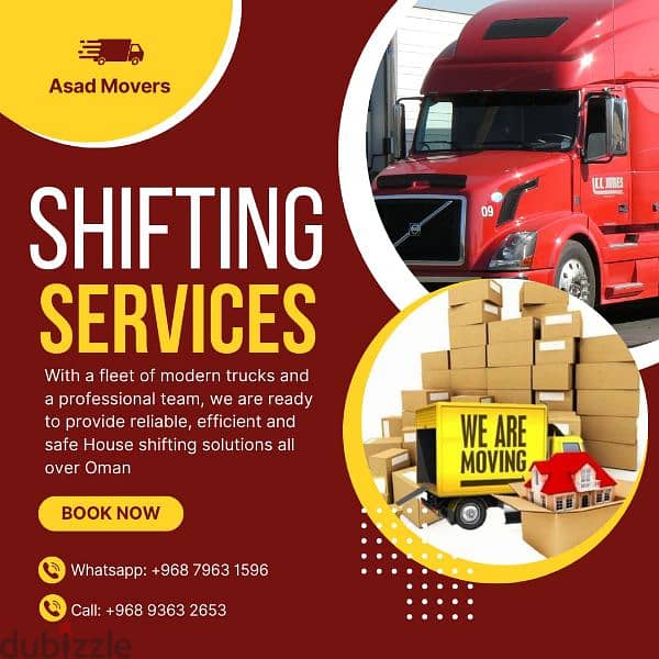 we are providing house shifting services all over the Oman 1