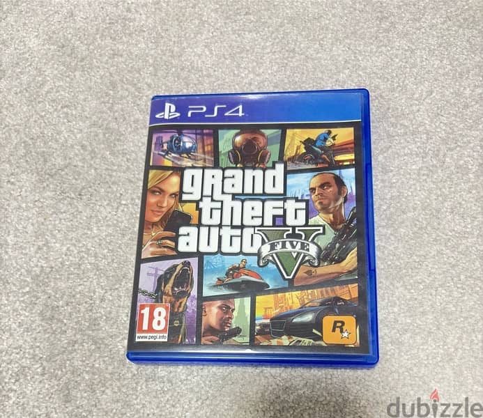 PS4 games GTA V & FIFA 19 ( excellent condition) 1