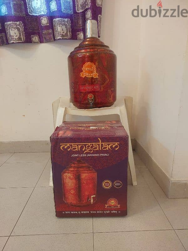 COPPER pot water 15 litre big,,good for health,,, DELIVERY available 0