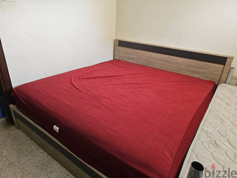 King Size Cot and Mattress 2