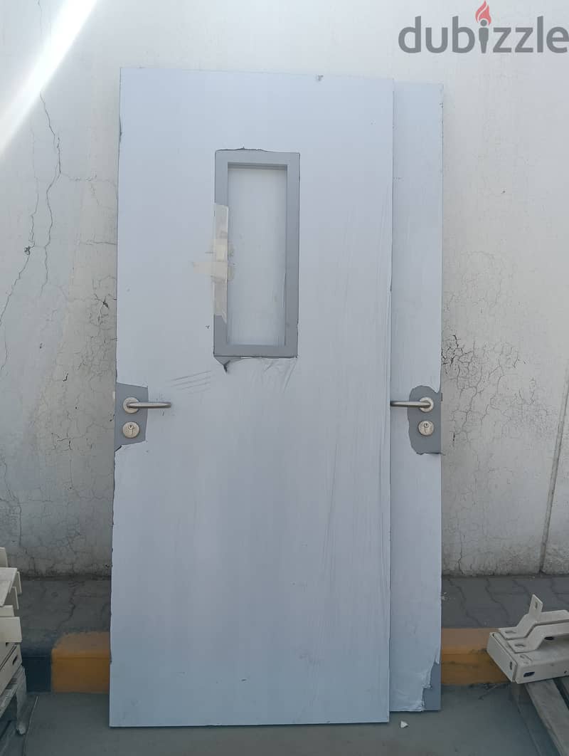 New fire doors available unused signal piece OMR 125 both are 250 0