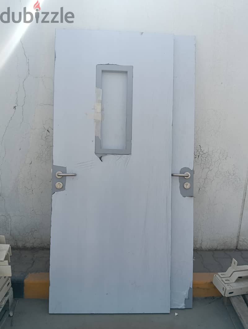 New fire doors available unused signal piece OMR 125 both are 250 1