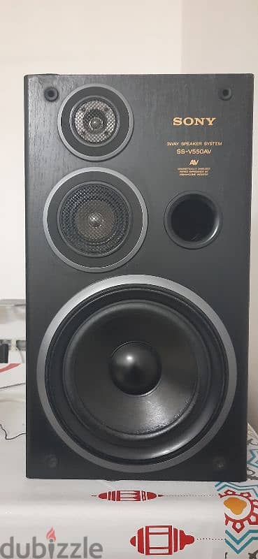 3 Way Bookshelf Speakers- Pair