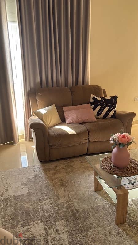 Two seats recliner sofa for sale 0