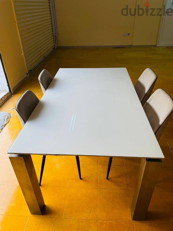 Dining Table for sale + 4 chair 5