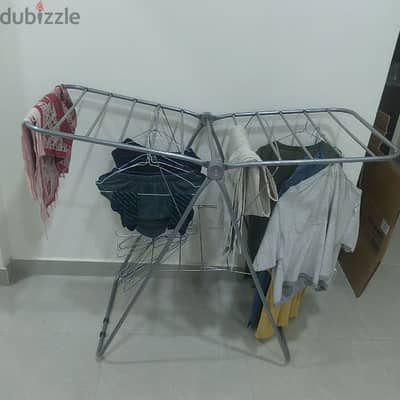 clothes hanging after washing