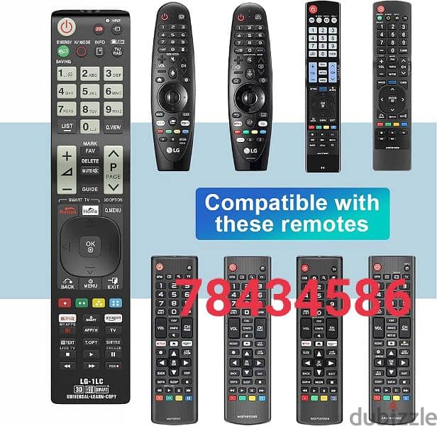 all type of smart tv remote control available 0