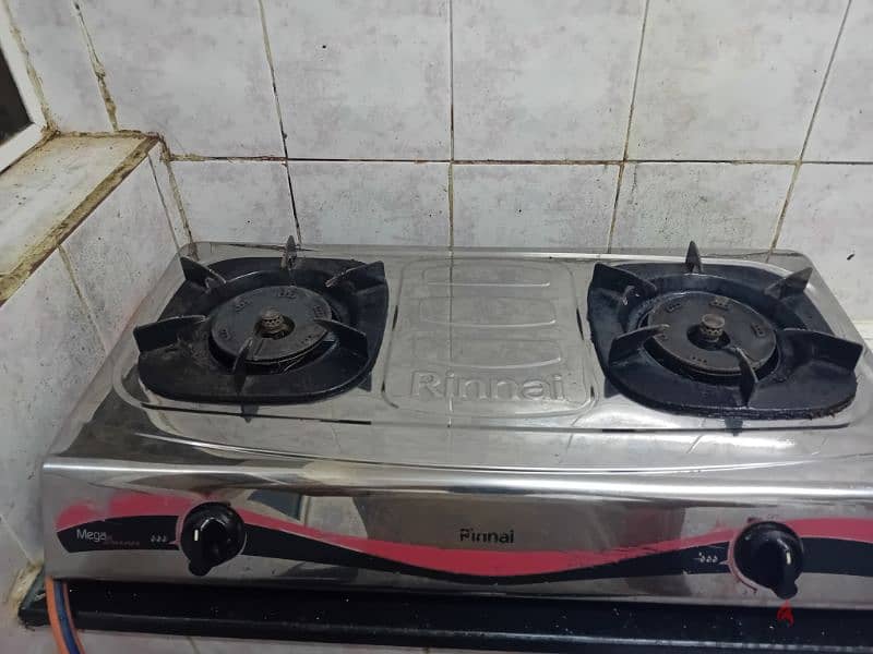 Stove available in great condition with cylander. 1