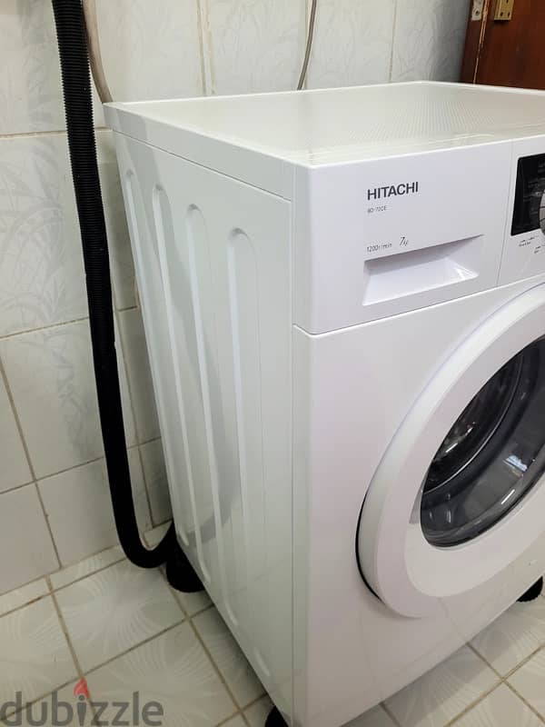 HITACHI WASHING MACHINE LESS USED WITH WARRENTY 10 years 3