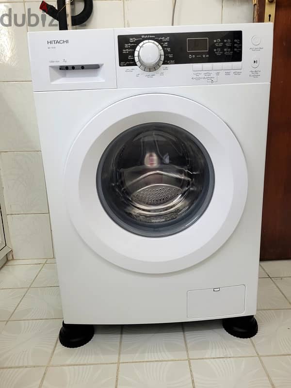 HITACHI WASHING MACHINE LESS USED WITH WARRENTY 10 years 4