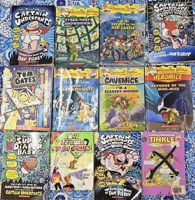 Geronimo stilton,captain under pants , The punisher (OMR 1  each)