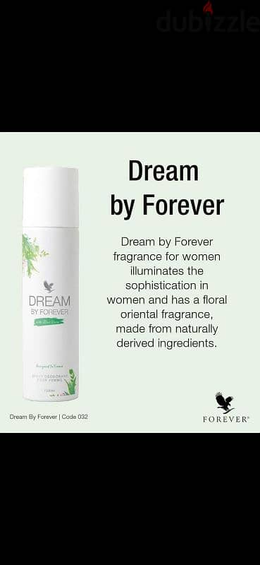 forever dream  de odrànt bpdy spray 1