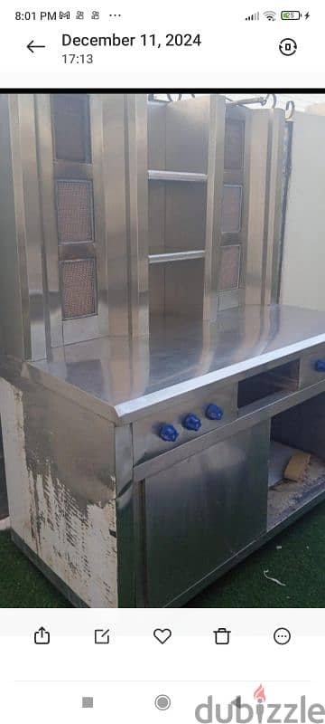 double shawarma machine urgent sale 0