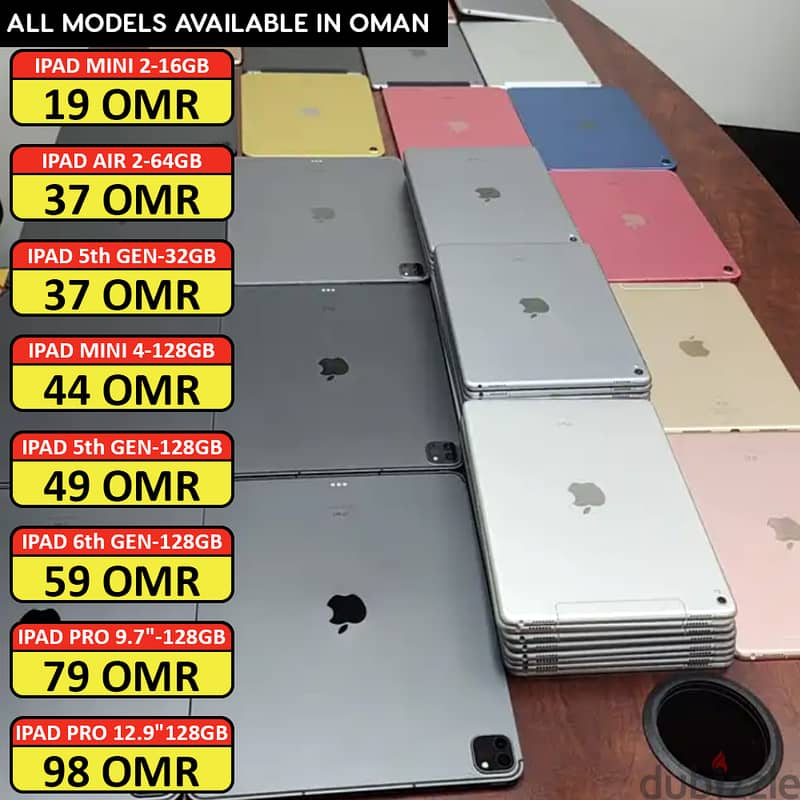 Offer ! Apple iPAD 5th | 6th | Pro | Mini 2 | Mini 4 | Air 2 | Pro 12. 0