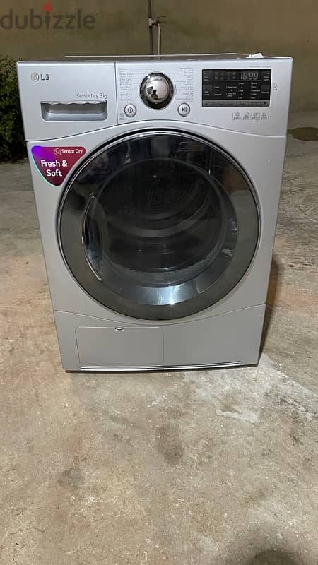 LG Sensor Dryer 9kg 6