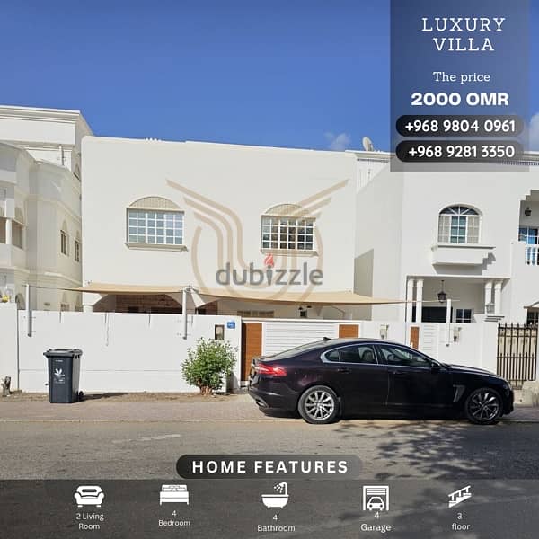 SHATTI ALQURUM | LUXURY 4 BR VILLA FOR RENT 0