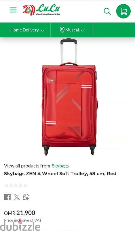 Swlling Skybags luggage bags 4