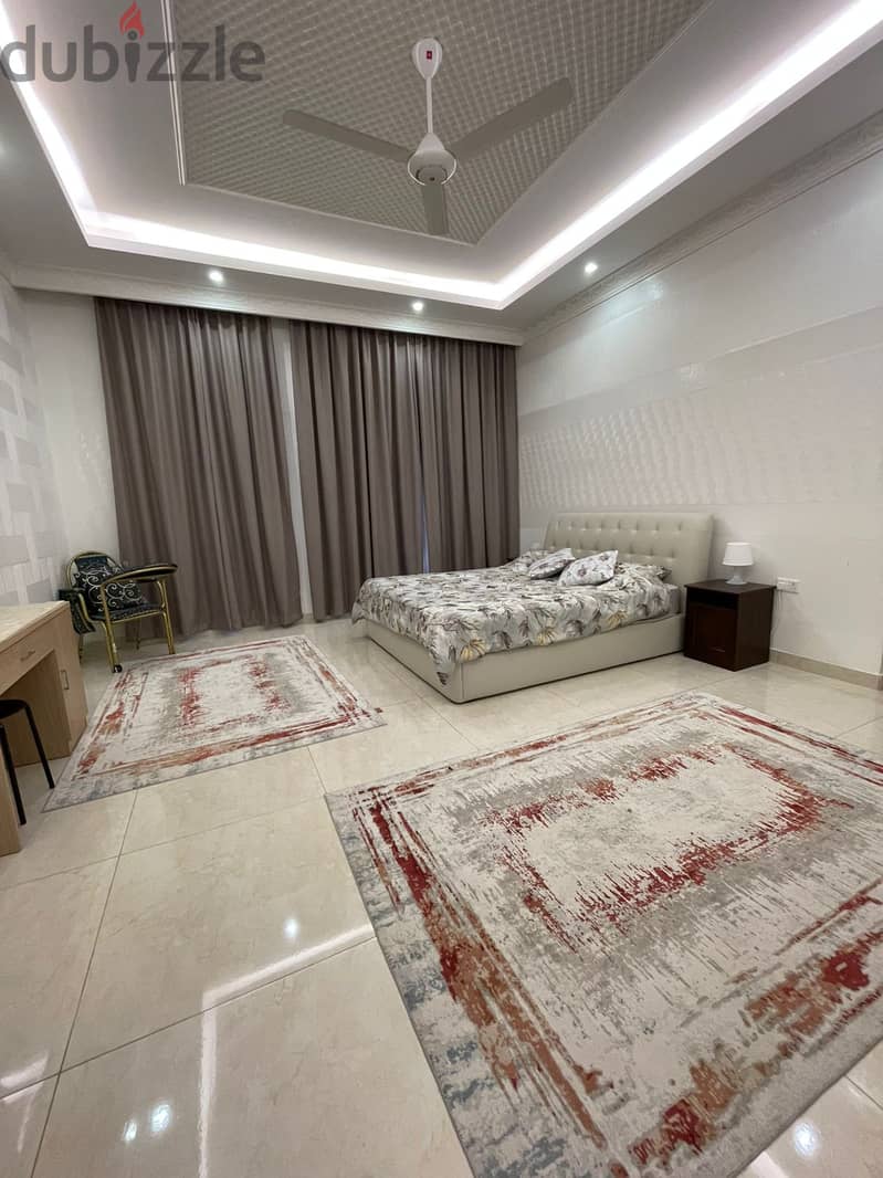 For Rent Fully Furnished 4 Bhk + 1  Villa In Al Qurum 10