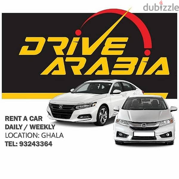 RENT A CAR ( All NEW HONDA CITY AVAILABLE) 0