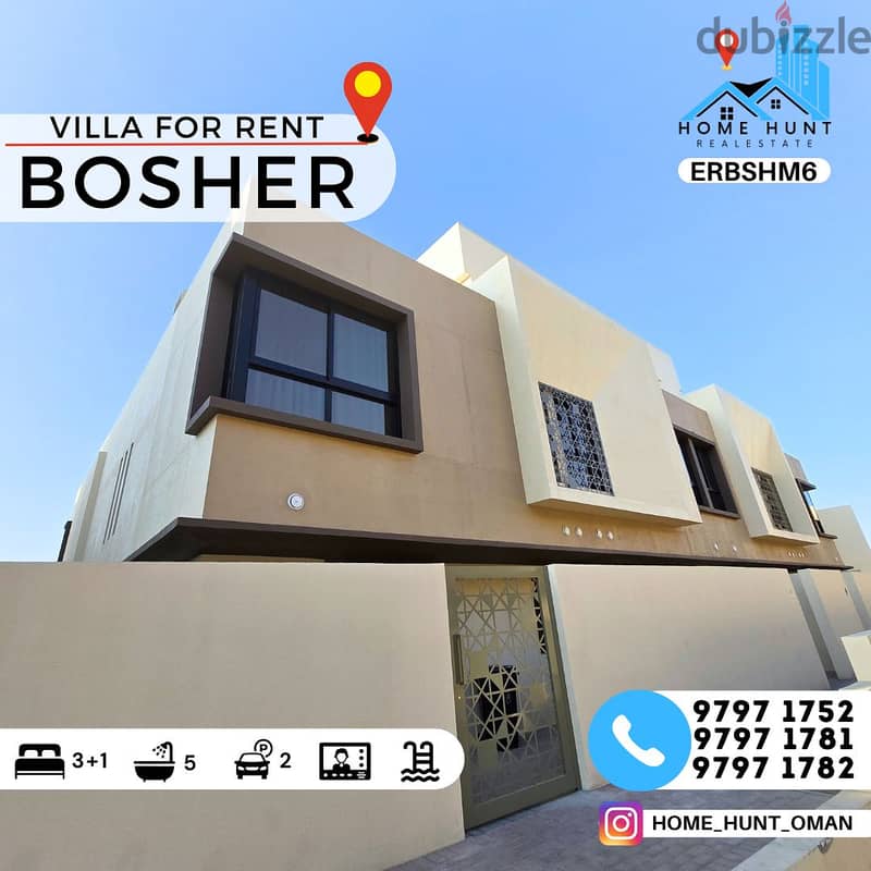 BOSHER AL MUNA | MODERN 3+1BR TOWNHOUSE WITH PRIVATE POOL 0