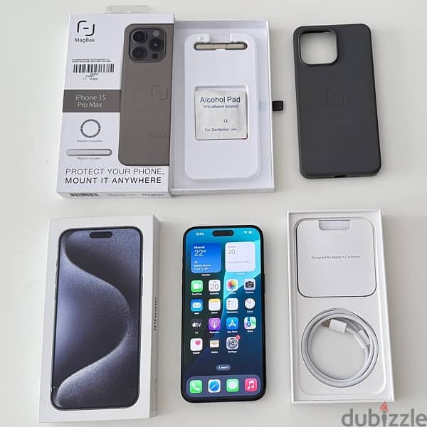 iPhone 15 Pro Max Blue Titanium(256 GB) 4