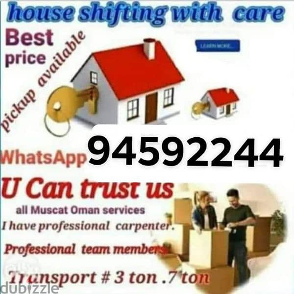 House shifting service all Muscat oman and Dubai to Muscat 0