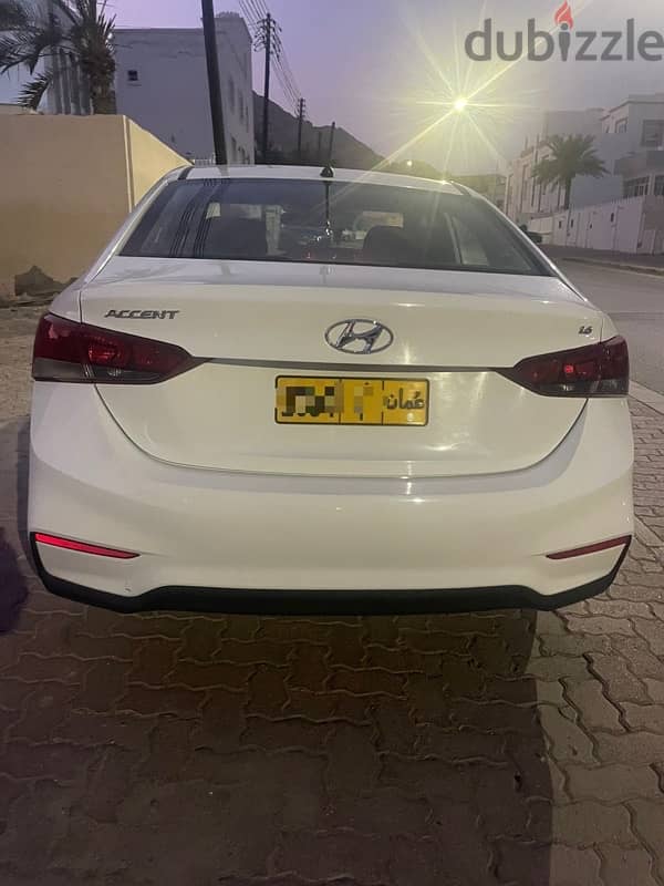 Hyundai Accent 2020 Model Monthly rent available for family or office 1